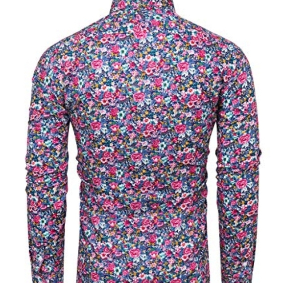 Men's Floral Multicolor Shirt - Picture 3 of 8